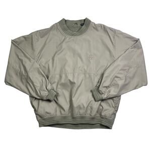 Members Only Vintage 80s Khaki Pullover Windbreaker